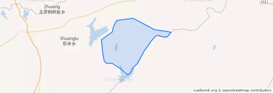 Mapa de ubicacion de 红光农场.
