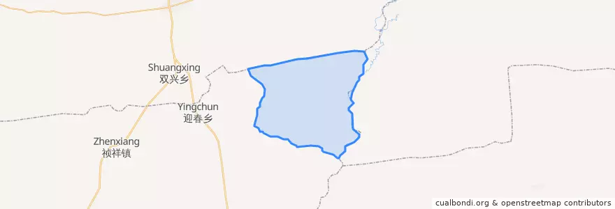 Mapa de ubicacion de Синхуа.