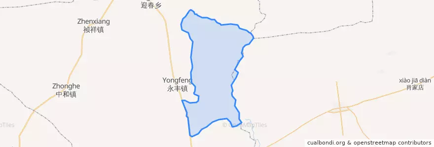 Mapa de ubicacion de 德胜镇.