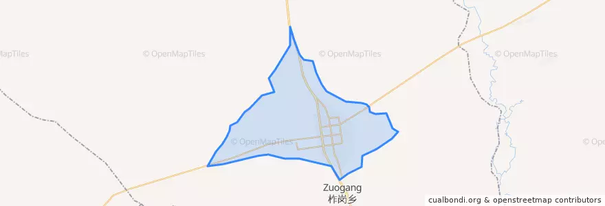 Mapa de ubicacion de 青冈镇.