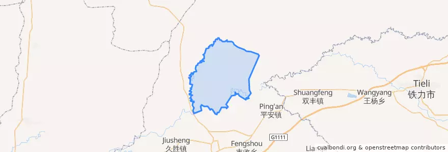 Mapa de ubicacion de Циньлао.