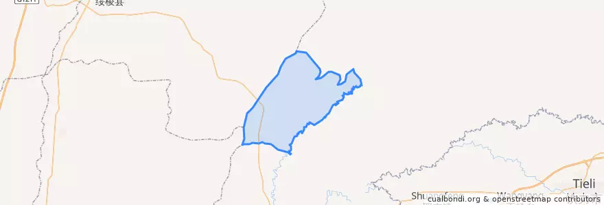 Mapa de ubicacion de 同乐镇.