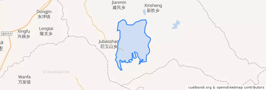 Mapa de ubicacion de Дало.