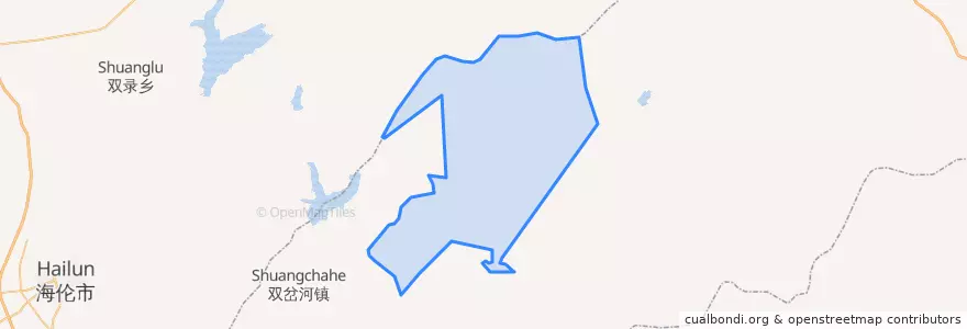 Mapa de ubicacion de 绥棱农场.