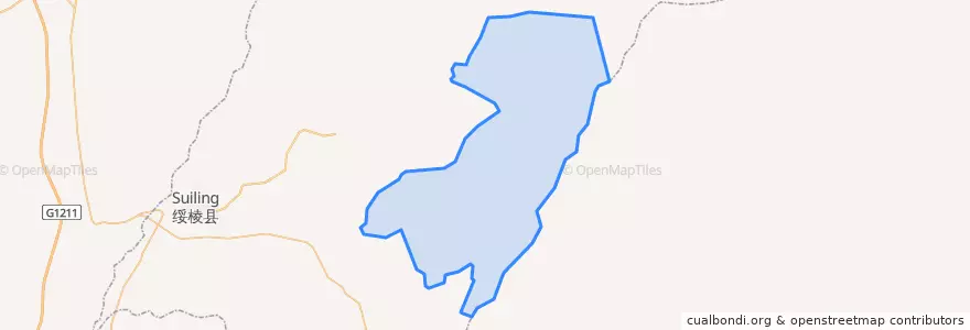 Mapa de ubicacion de 长山乡.