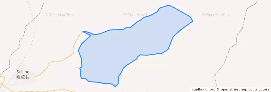Mapa de ubicacion de 阁山乡.