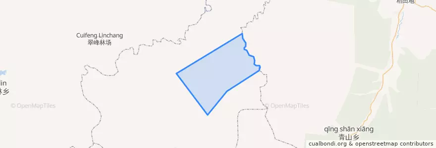 Mapa de ubicacion de Ишаньлиньчан.