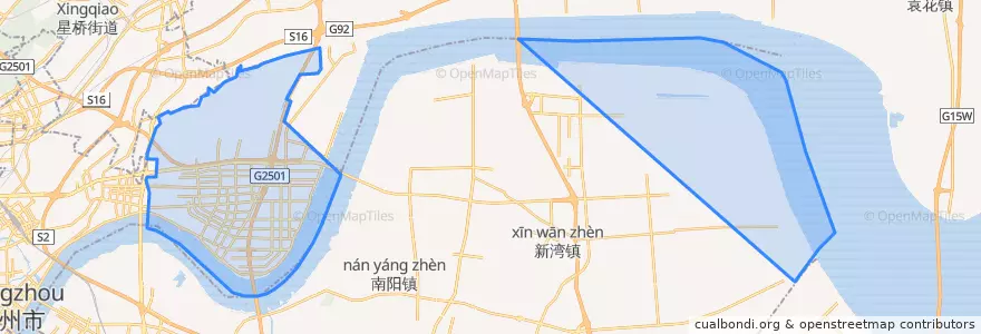 Mapa de ubicacion de 钱塘新区.