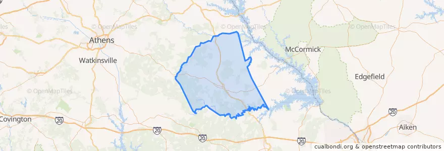 Mapa de ubicacion de Wilkes County.