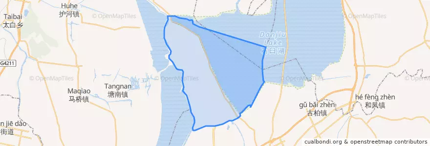 Mapa de ubicacion de 湖阳镇.