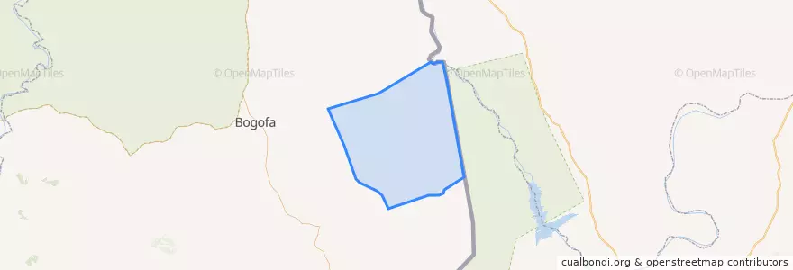 Mapa de ubicacion de Tagadi.