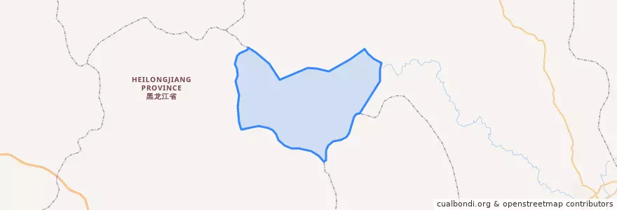 Mapa de ubicacion de 绿源林场.