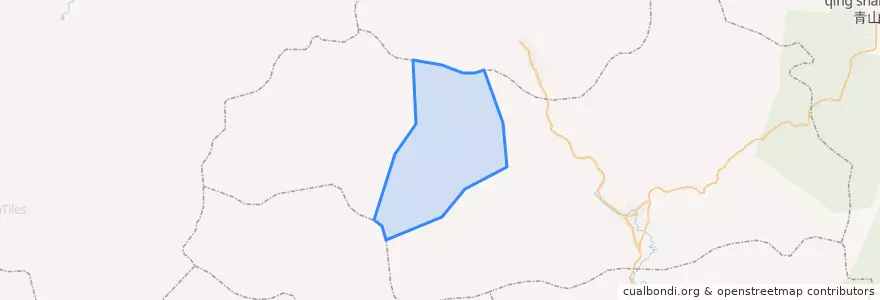 Mapa de ubicacion de 东升林场.