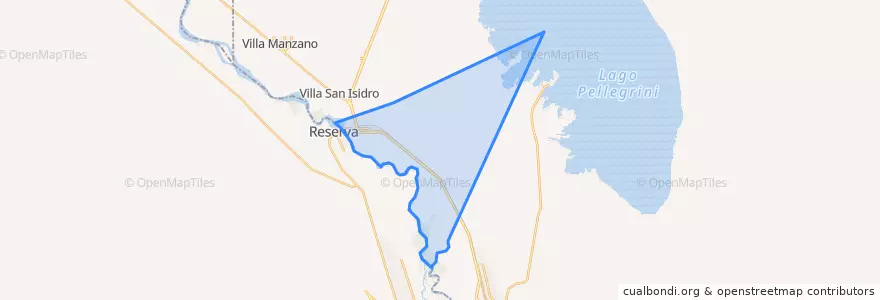 Mapa de ubicacion de Municipio de Contralmirante Cordero - Barda del Medio.