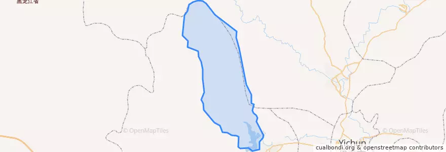 Mapa de ubicacion de 冲锋经营所.