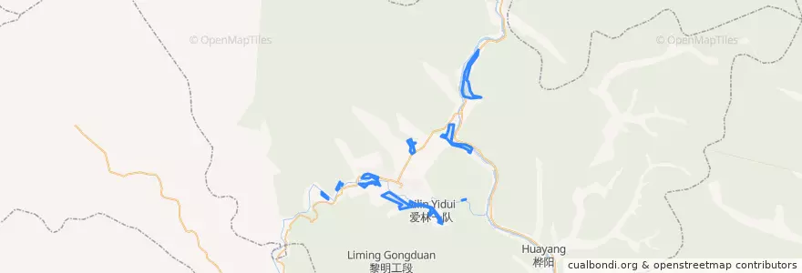 Mapa de ubicacion de 迎春乡.