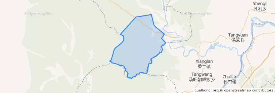 Mapa de ubicacion de Хаолянхэ (офис).