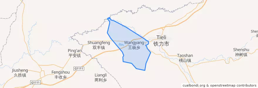 Mapa de ubicacion de Ванъян.