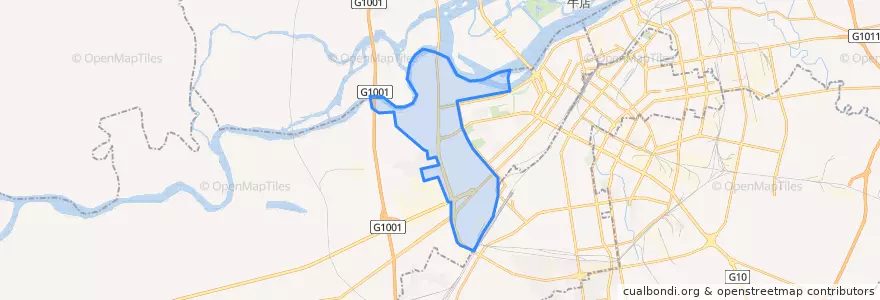 Mapa de ubicacion de 群力乡.
