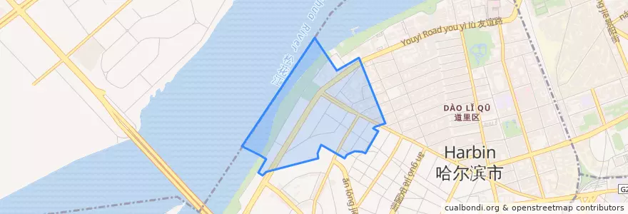 Mapa de ubicacion de 工程街道.