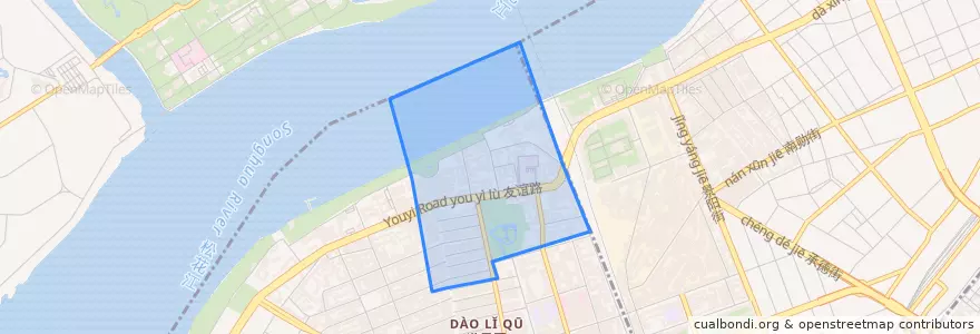 Mapa de ubicacion de 斯大林街道.