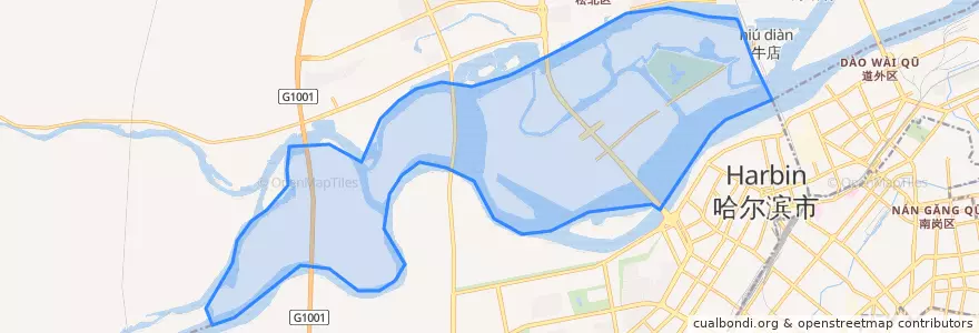 Mapa de ubicacion de 太阳岛街道.