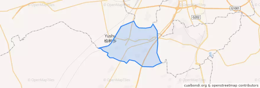 Mapa de ubicacion de 红旗满族乡.