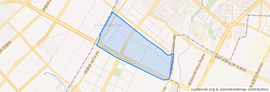 Mapa de ubicacion de 七政街道办事处.