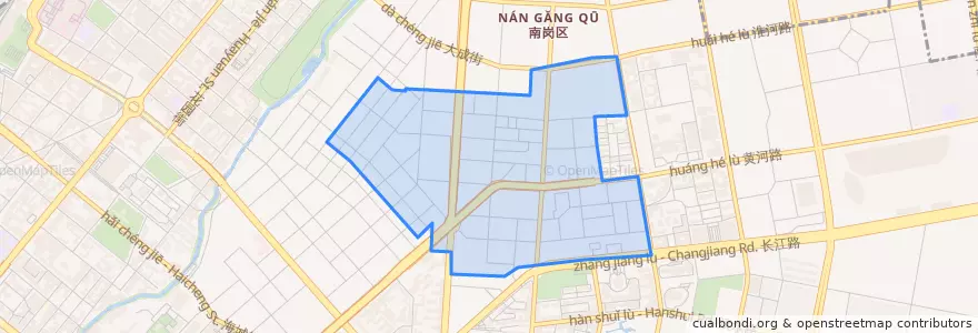 Mapa de ubicacion de 芦家街道办事处.