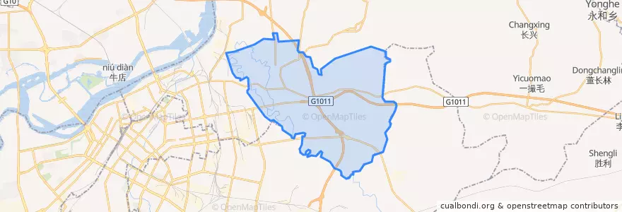 Mapa de ubicacion de 团结镇.