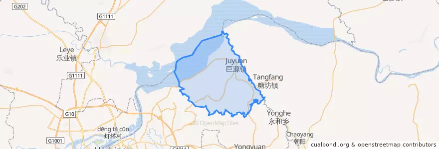 Mapa de ubicacion de 巨源镇.