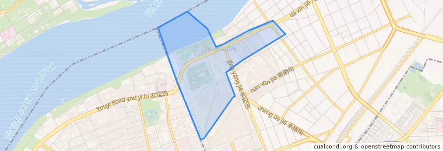 Mapa de ubicacion de 胜利街道办事处.