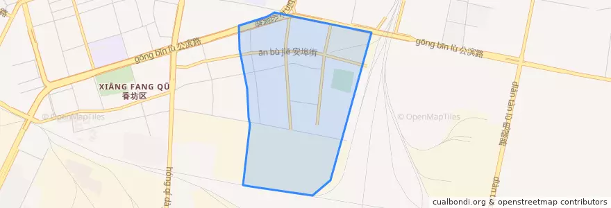 Mapa de ubicacion de 通天街道.