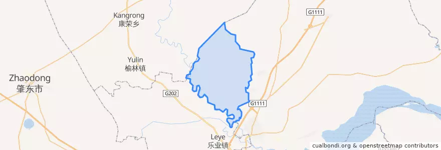 Mapa de ubicacion de 孟家乡.
