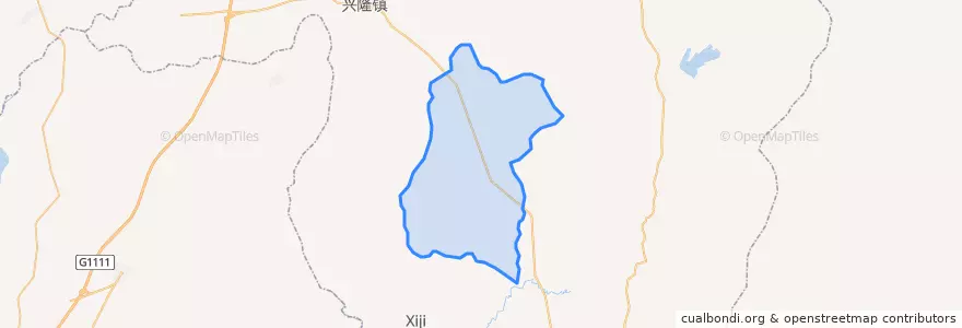 Mapa de ubicacion de 龙庙镇.