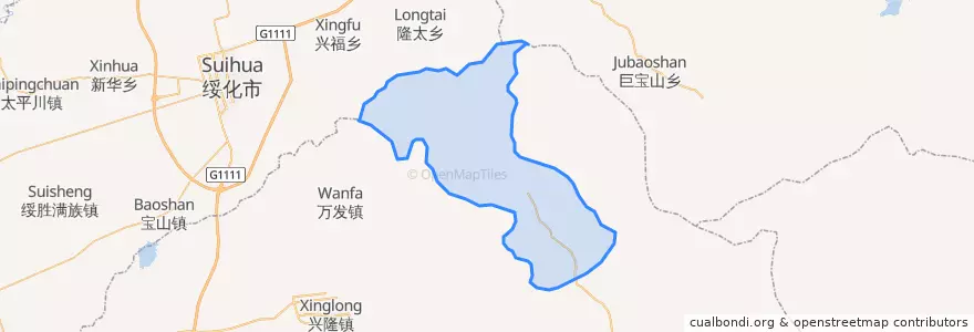 Mapa de ubicacion de 天增镇.