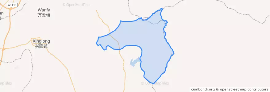 Mapa de ubicacion de 黑山镇.