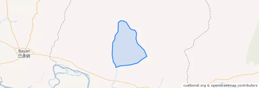 Mapa de ubicacion de 利东镇.