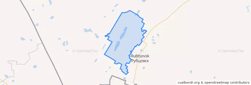 Mapa de ubicacion de Егорьевский район.