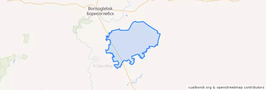 Mapa de ubicacion de Новониколаевский район.