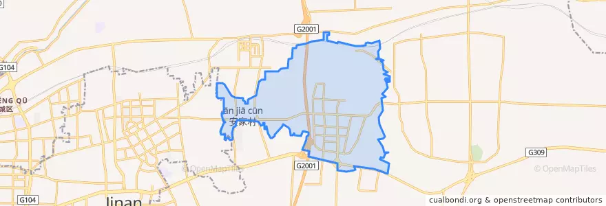 Mapa de ubicacion de 唐冶街道.