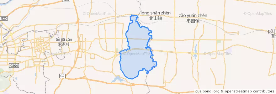 Mapa de ubicacion de 巨野河街道.
