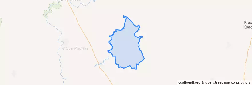 Mapa de ubicacion de Киквидзенский район.