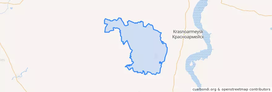 Mapa de ubicacion de Жирновский район.