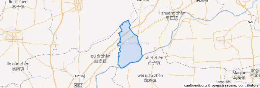 Mapa de ubicacion de 仁风镇.
