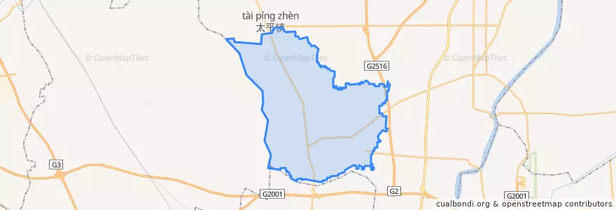 Mapa de ubicacion de 孙耿街道.