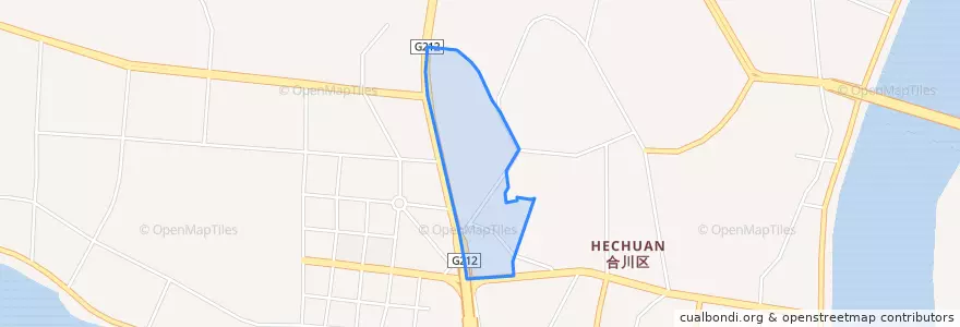 Mapa de ubicacion de 将军路社区.