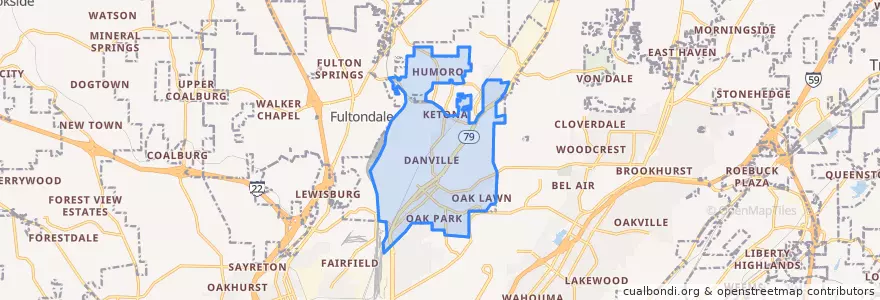 Mapa de ubicacion de Tarrant.