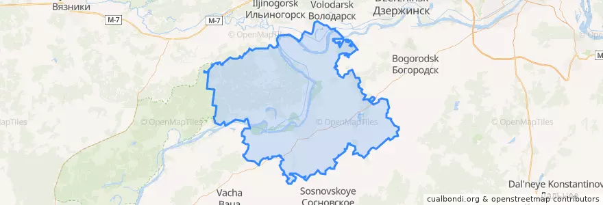 Mapa de ubicacion de Pavlovsky District.