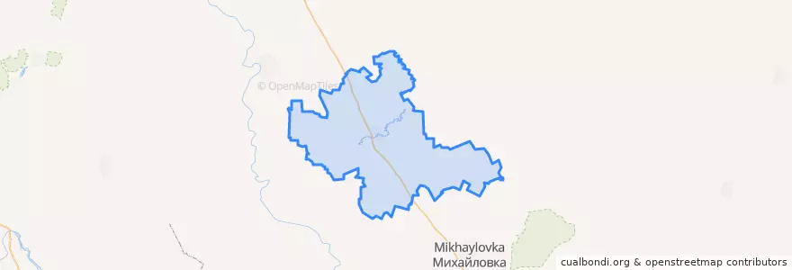 Mapa de ubicacion de Новоаннинский район.